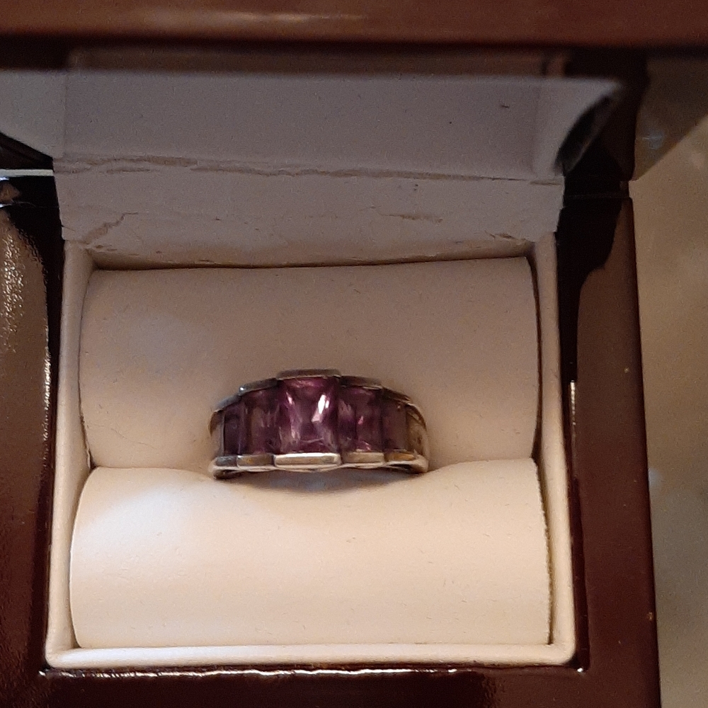 Amethyst Sterling Ring